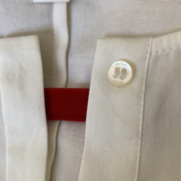 Hugo Boss Beautiful High Quality CottonStretch Logo Buttons Blouse - Picture 10 of 10